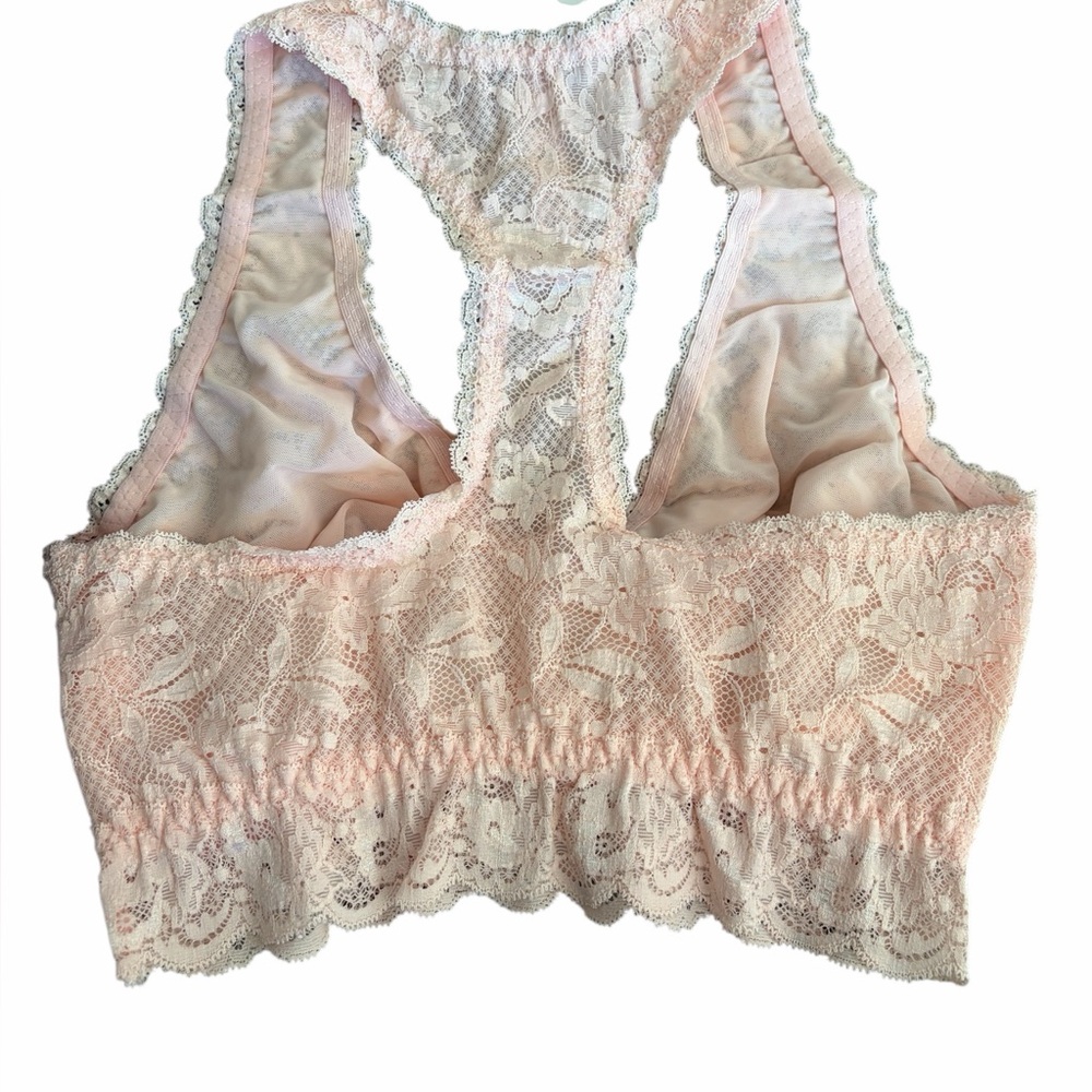 Cosabella Never Say Never Curvy Racie Racerback Bralette New XS Pink Lilly NWT - Picture 5 of 6